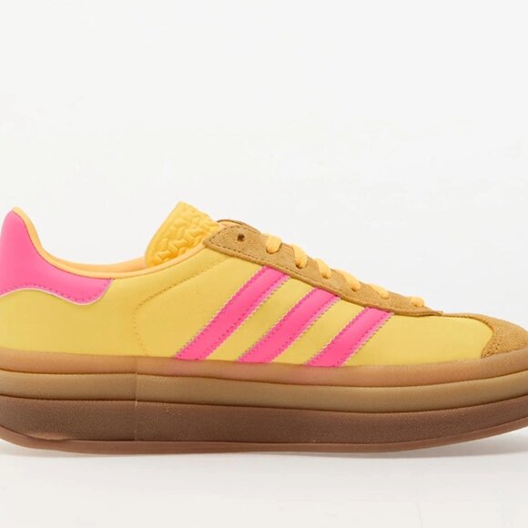 adidas Shoes - Adidas Womens Gazelle (Size 9)- Yellow/Pink Like New